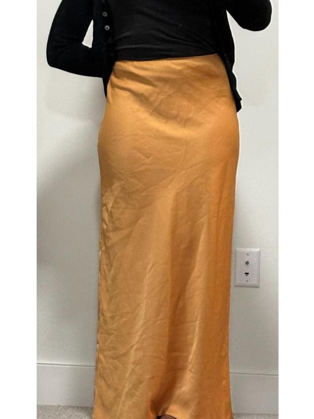 ASOS Design Women's Orange and Yellow Skirt